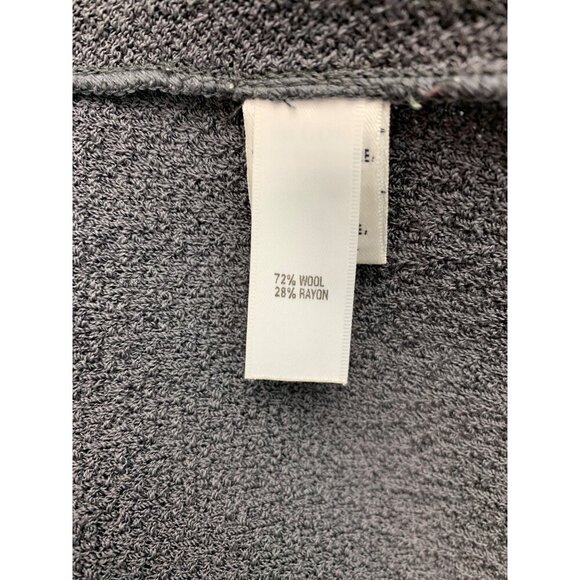 St. John Womens Wool Blend Blazer Size 12 Gray Textured - Picture 4 of 4